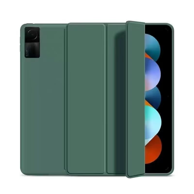 For Funda  Mipad 7 6 Pro 5 11 11.2 Case Redmi Pad SE 11 10.6 8.7 12.1 Auto Wake up & Sleep Silicone Cover Support Charging