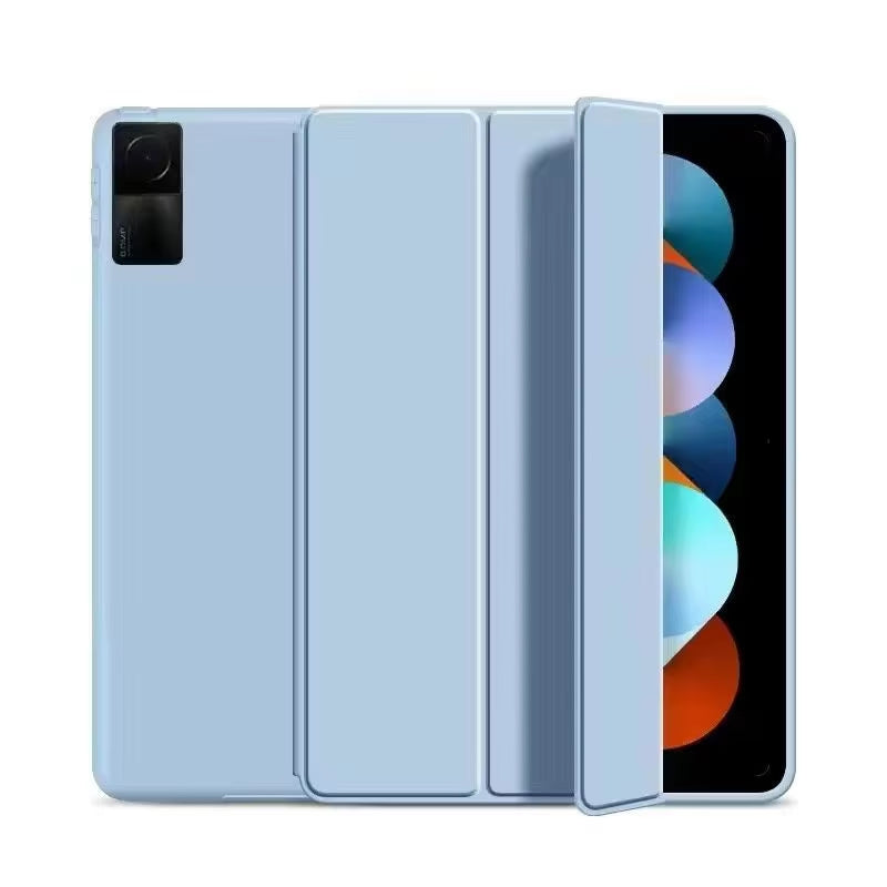 For Funda  Mipad 7 6 Pro 5 11 11.2 Case Redmi Pad SE 11 10.6 8.7 12.1 Auto Wake up & Sleep Silicone Cover Support Charging